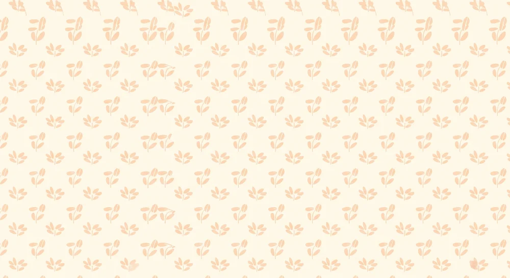 Nursery room wallpaper | Floral patterns on cream background