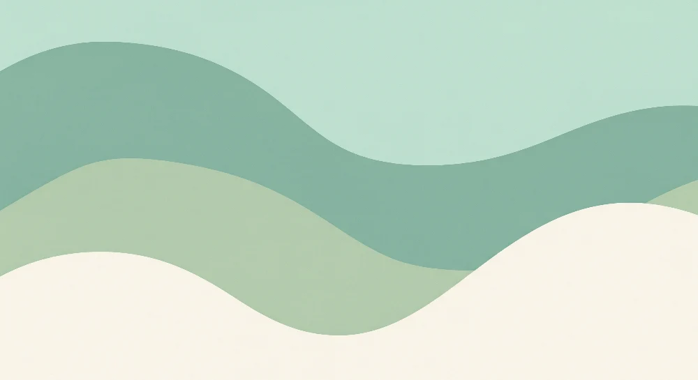 Nursery room wallpaper | Gyengéd hullámok pasztell színekben nyugtató hangulathoz