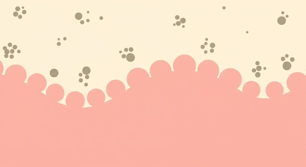 Nursery room wallpaper | Gyengéd pasztellszínű hullámok játékos motívumokkal