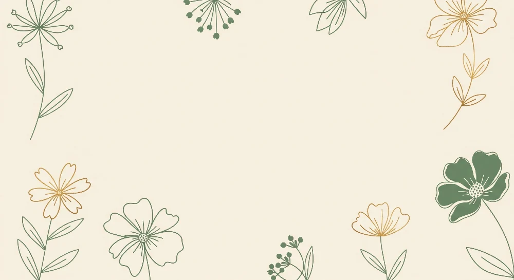 Nursery room wallpaper | Kis virágok az egész tervezés körül