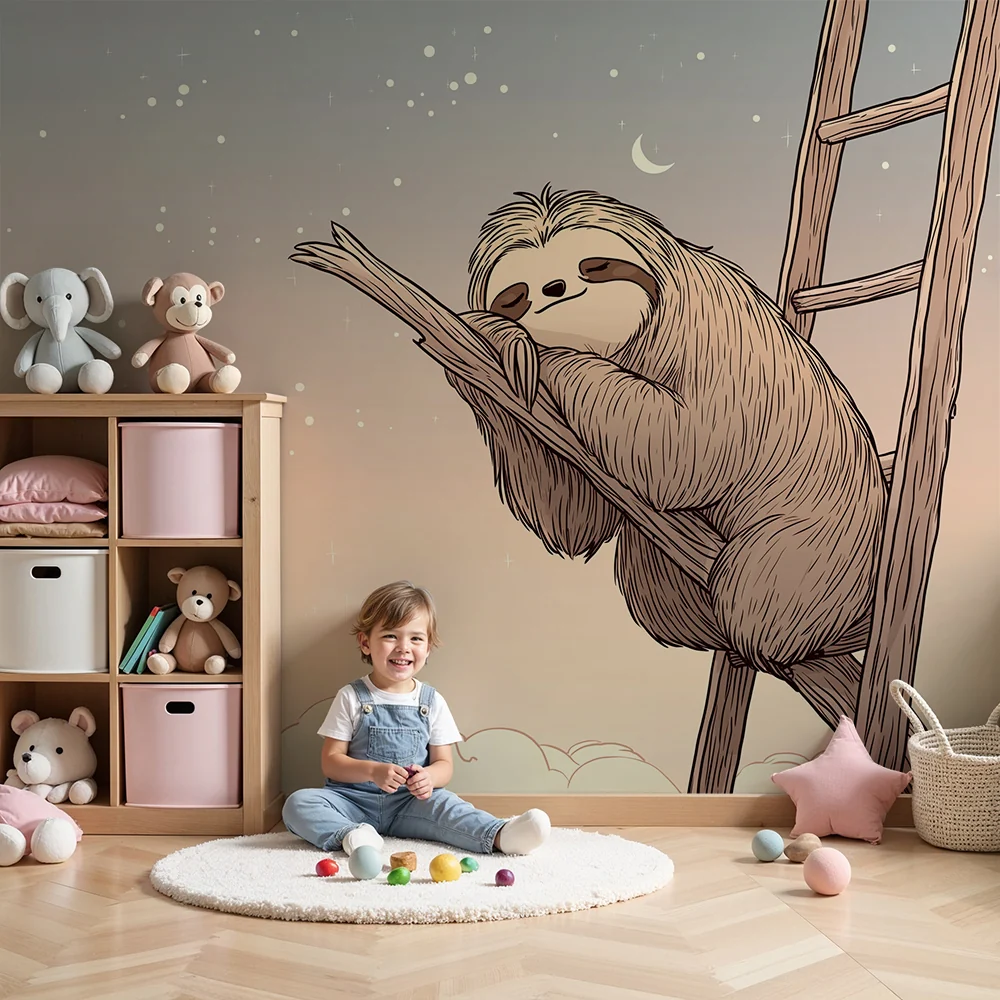 Nursery room wallpaper | Lustful dreamer starry sky