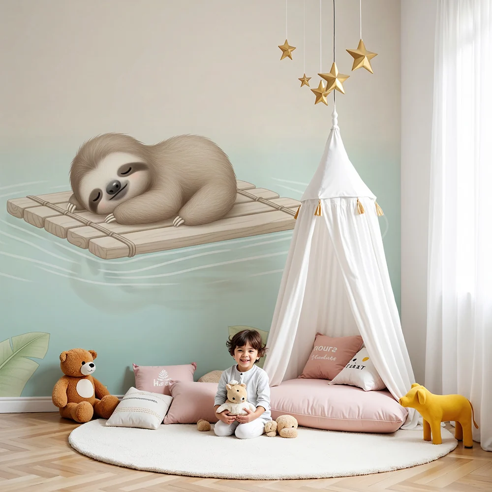 Nursery room wallpaper | Nyugodt lusta hajón