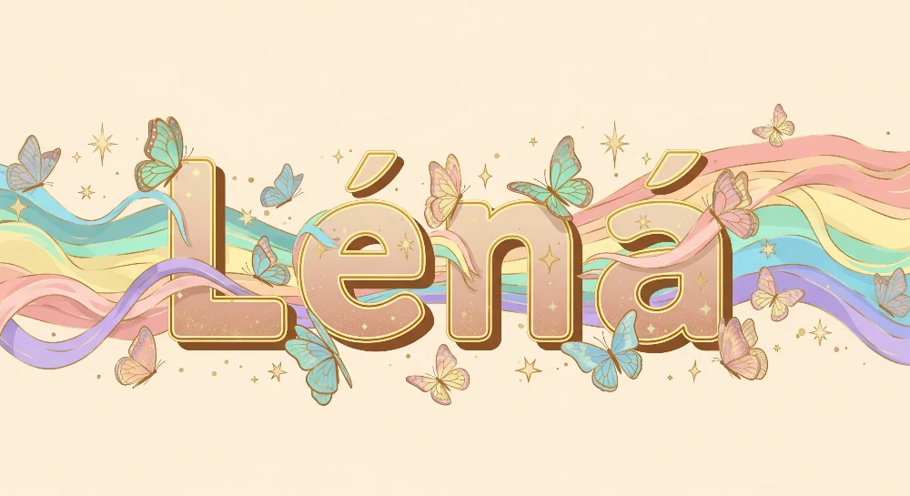 Nursery room wallpaper | Personalized name butterflies and colorful waves