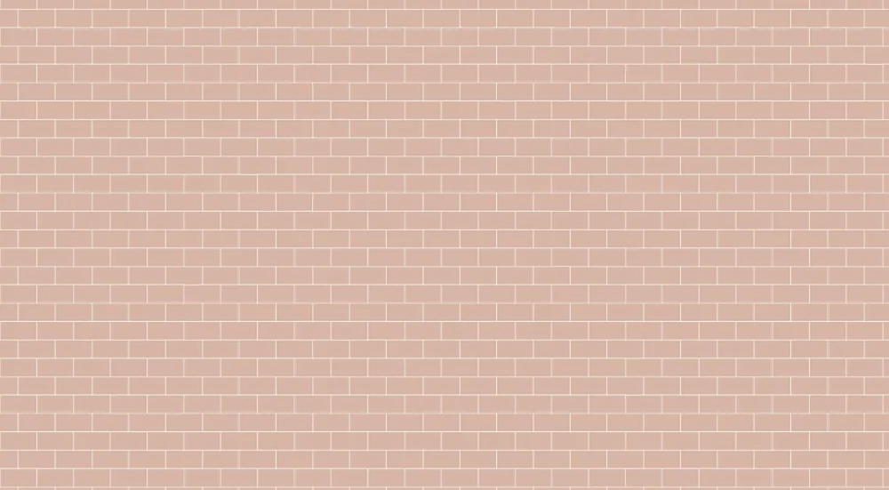 Nursery room wallpaper | Soft brick pattern beige tones