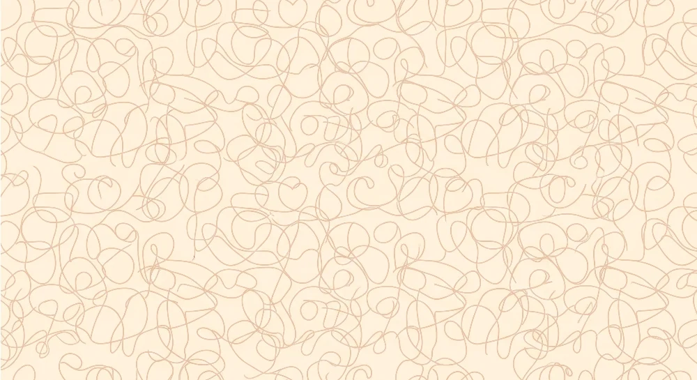Nursery room wallpaper | Soft line patterns on beige background