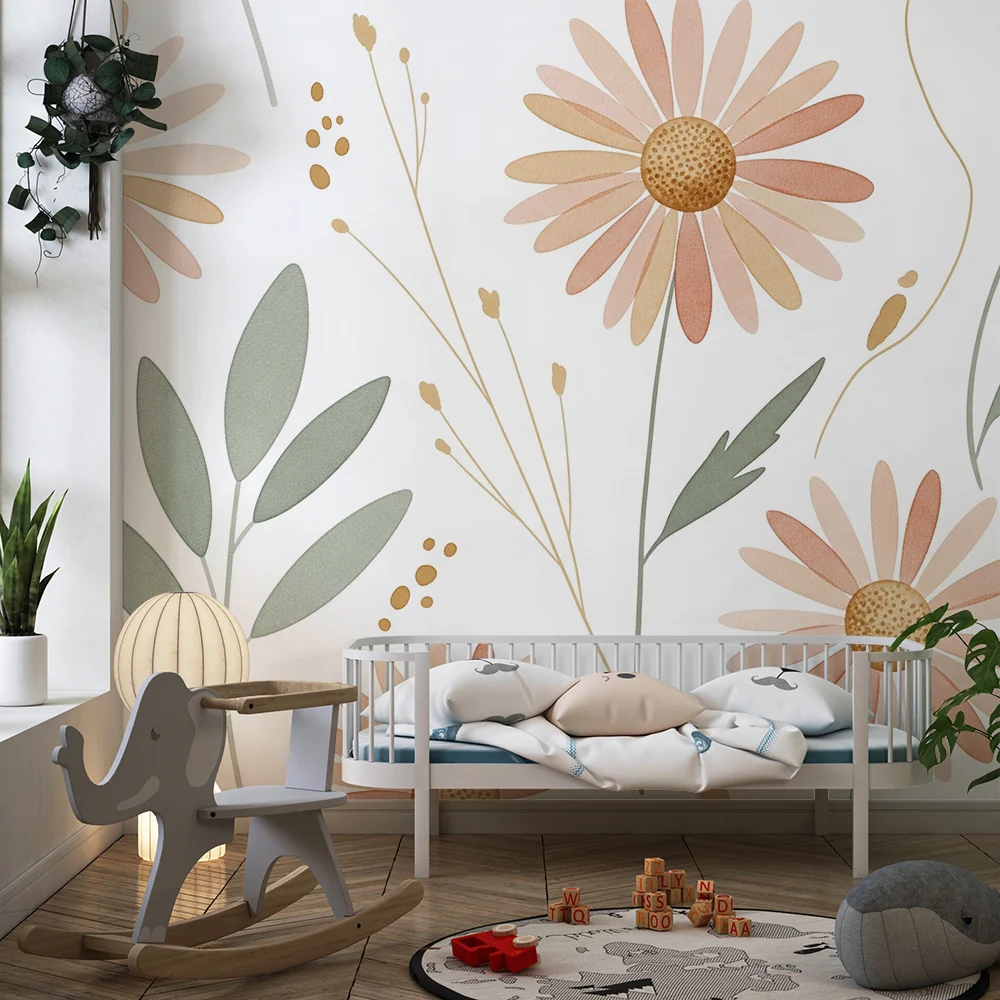Nursery room wallpaper | Szép virágok