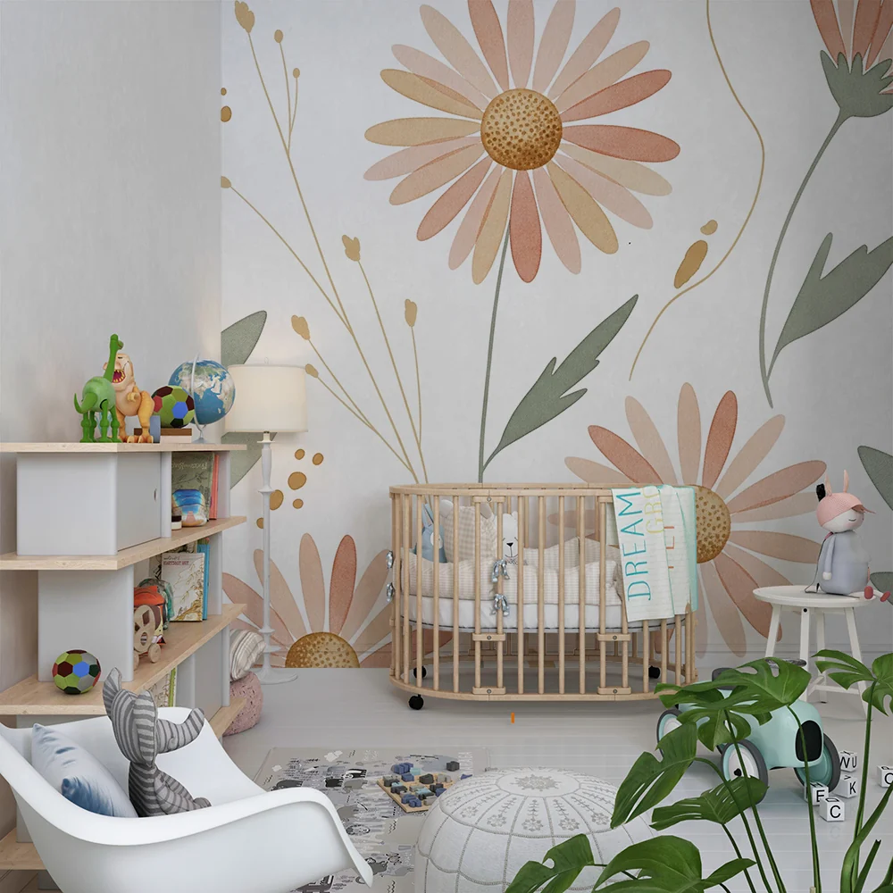 Nursery room wallpaper | Szép virágok