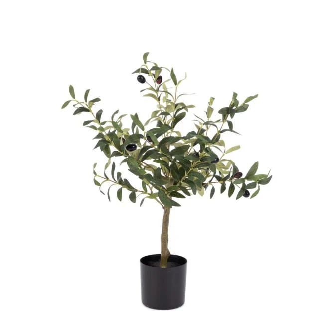 OLIVE sárga műanyag művirág