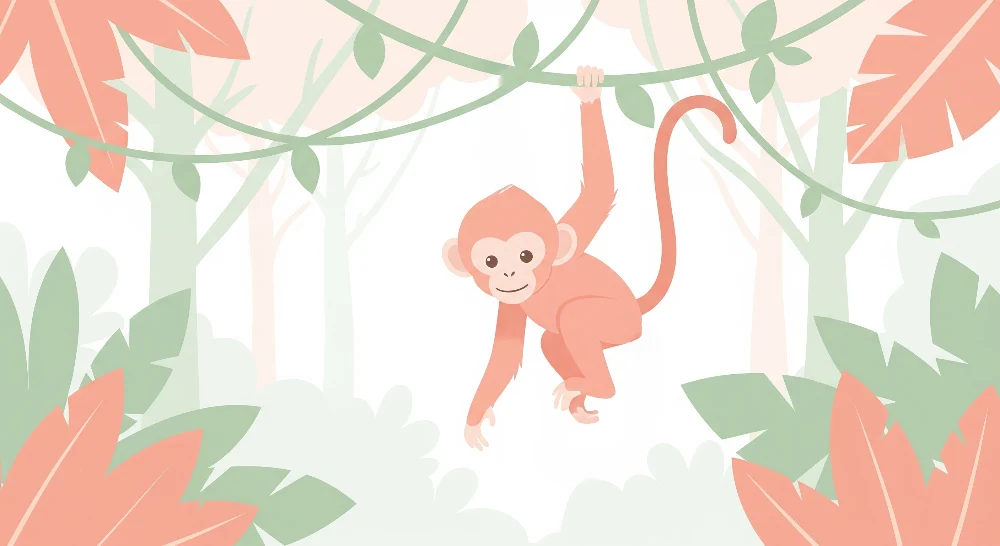 Papier de parede bébiphely | Fickó travesseiro suspenso na selva