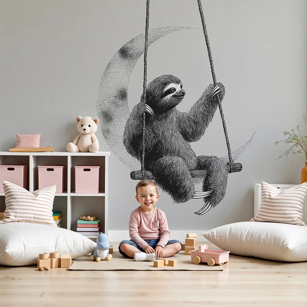 Papier de parede quarto bebê | Lusta lóg hold alatt