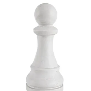 PAWN fehér üvegszál dísztárgy