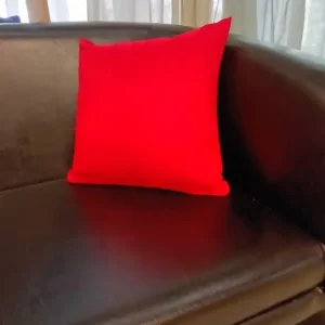 Peau piros díszpárna huzat