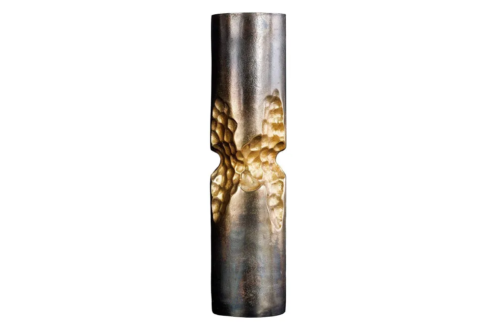 PRECIOUS fekete-arany váza 40cm