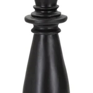 Queen’s Move – fekete-arany sakkfigura dekoráció Ø 12,5X38,5 cm