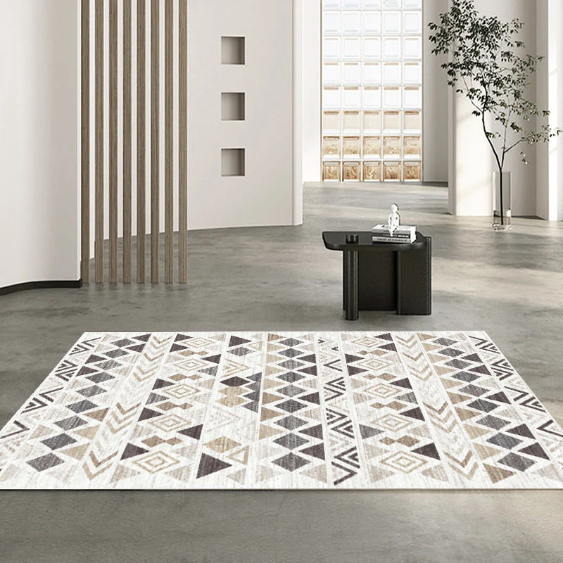 Rubin modern kilim bézs puha és fényes szőnyeg