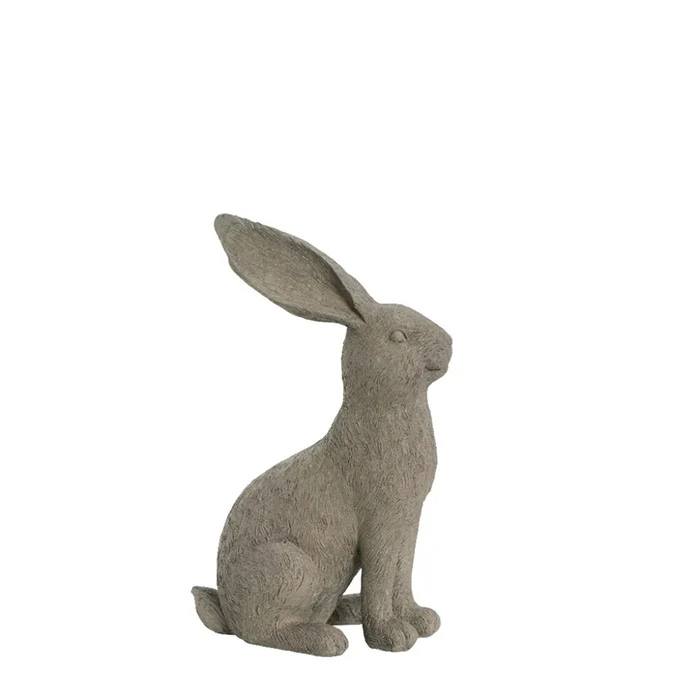 Semina szürke ülő nyúl figura – 25 cm