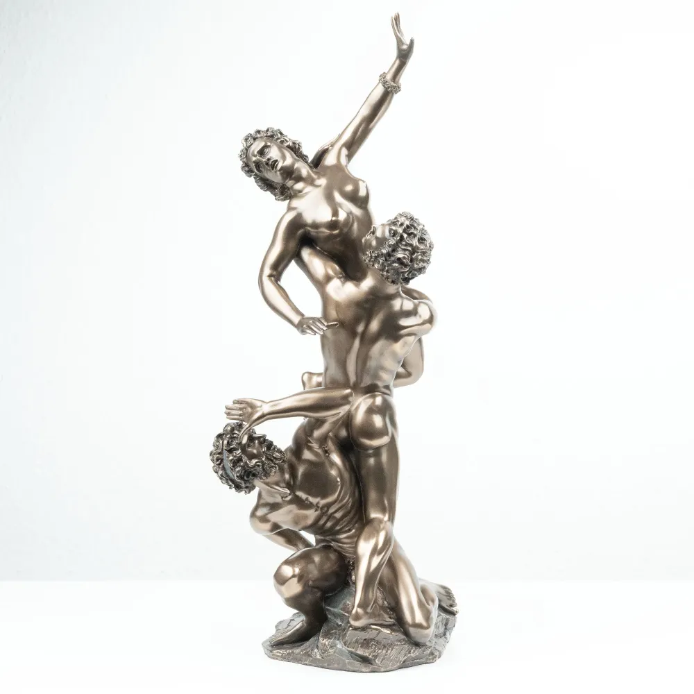 Szabin Nők Elrablása Szobor (Giambologna alkotása – Hidegen öntött bronz szobor)