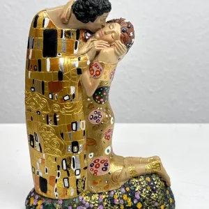 Szerelem Szobor – csók Klimttől (Szerelmespár)