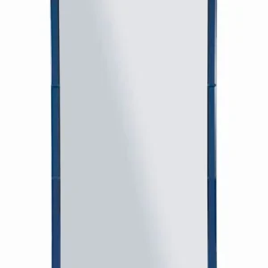 TANGIER kék Modern fali tükör 55X2X150 ( belső tükör mérete 49X144) cm