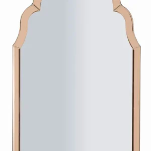TANGIER Modern fali tükör Rózsaszín 47X1X80 ( belső tükör mérete 41X74) cm