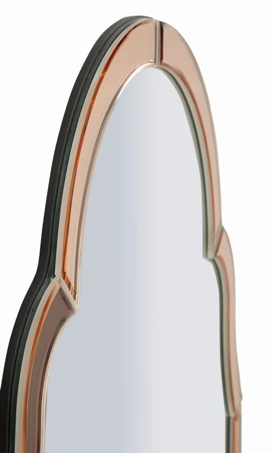 TANGIER Modern fali tükör Rózsaszín 47X1X80 ( belső tükör mérete 41X74) cm