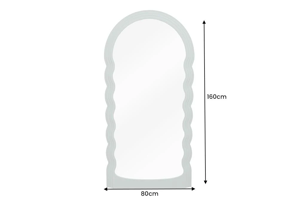 WAVE zöld fali tükör 160cm