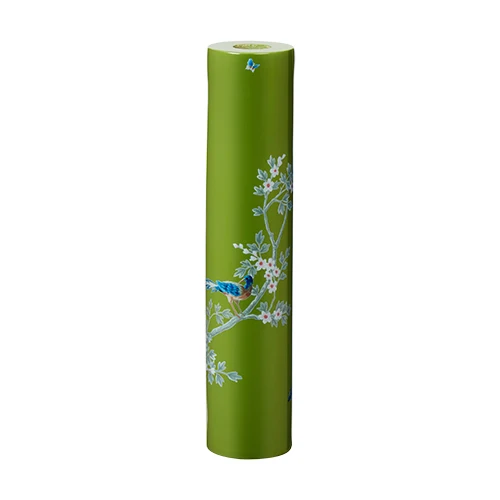 Zöld Chinoiserie gyertyatartó