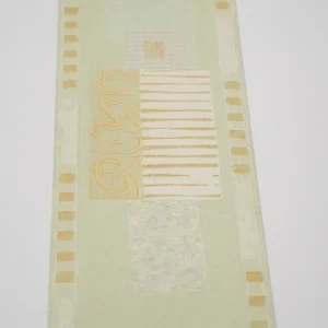 Zöld modern mintás tapéta bordűr 3460-15