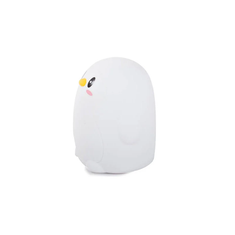 RGB távirányítós LED pingvin éjjeli lámpa gyerekeknek USB csatlakozással