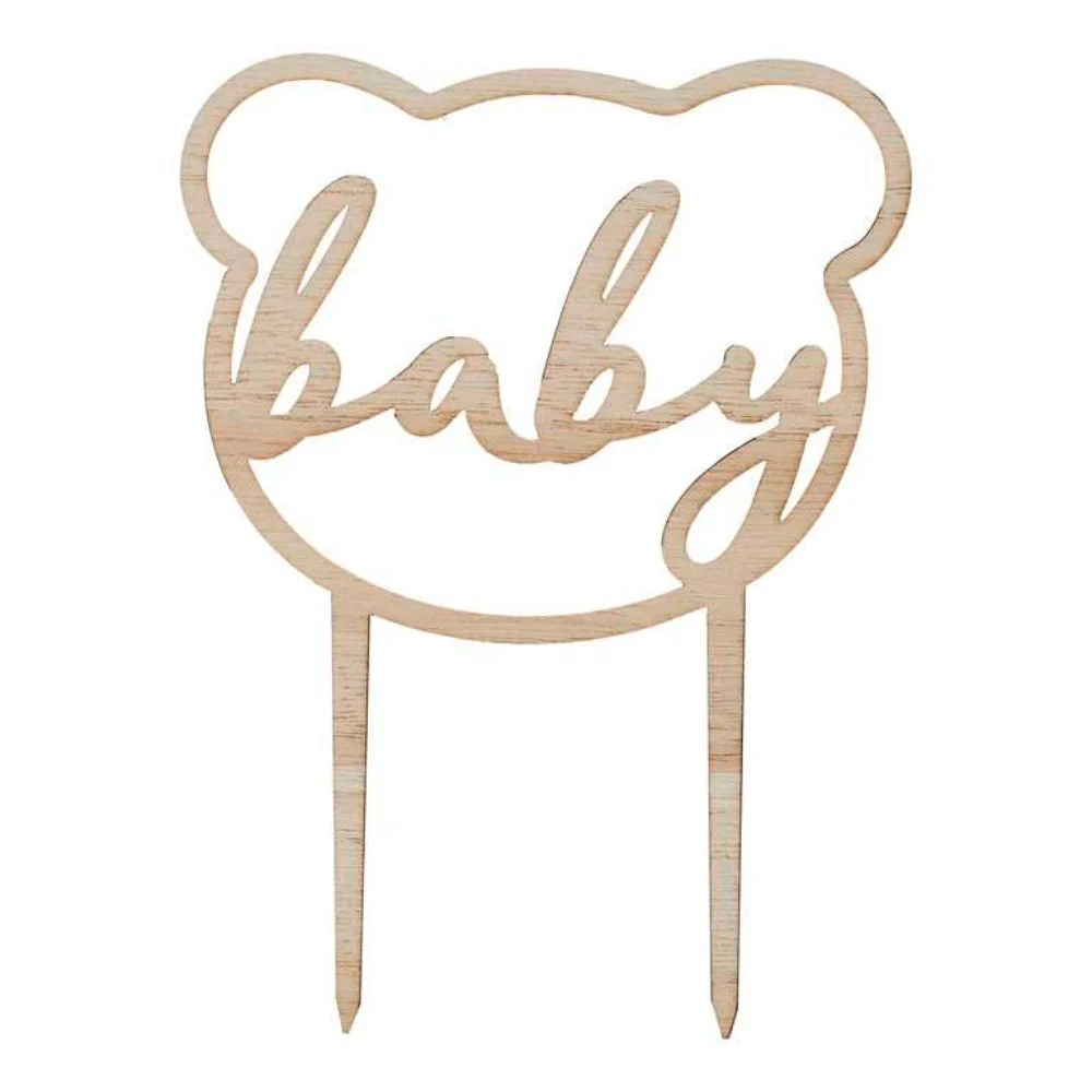 Gingerray Cake Topper fa mackó baba