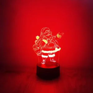 Mikulás dekorlámpa