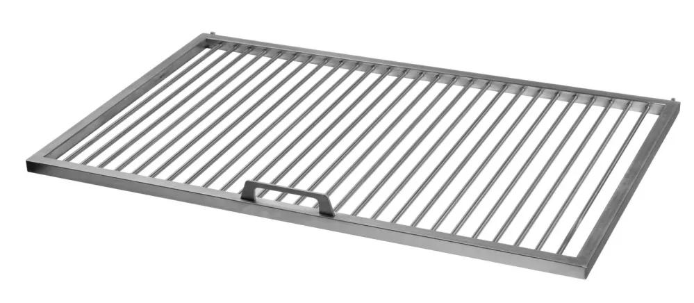 Pujadas V-alakú grillrács nyitott grillhez – rozsdamentes acél