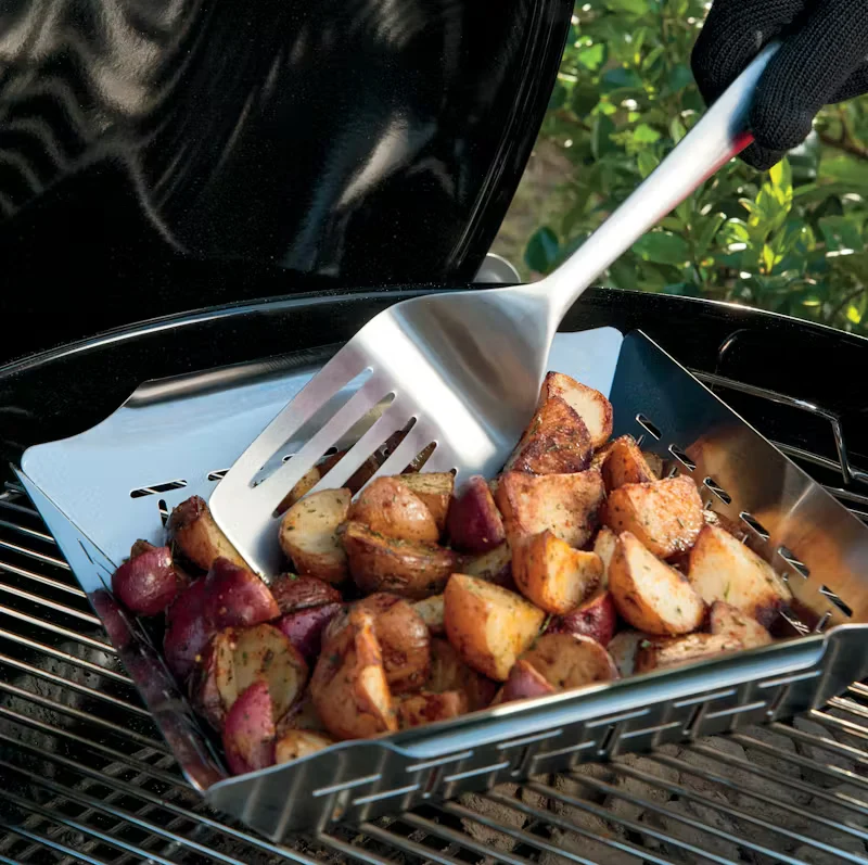 Weber grillező kosár, rozsdamentes acél