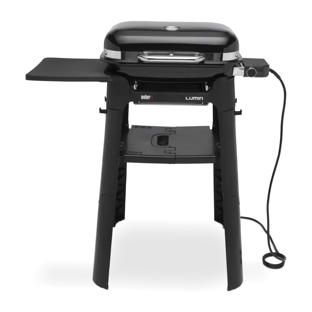 Weber Lumin Compact elektromos grillsütő állvánnyal, fekete