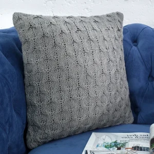 COSY III szürke mintás párna 45cm