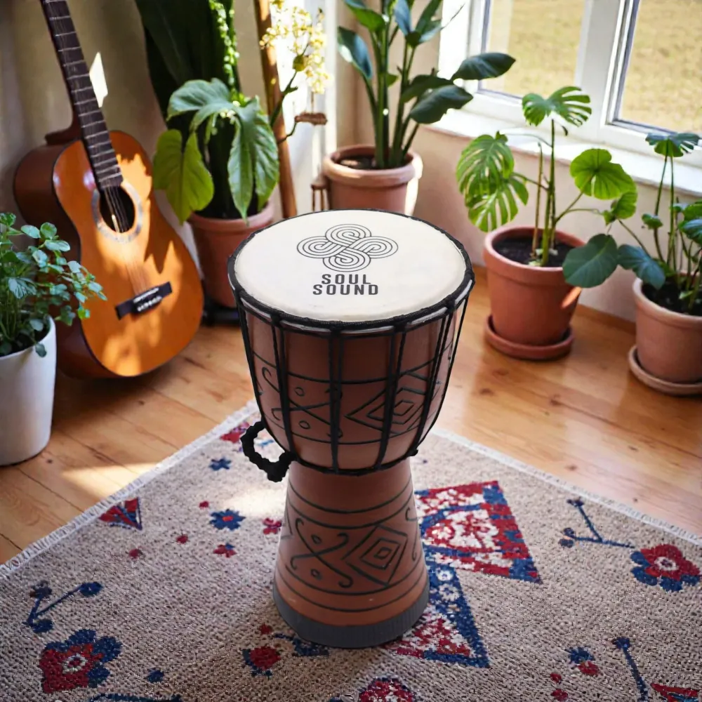 Kis Pro Djembe Dob – Soul Sound (mély) – Kis 30 cm (15 cm átmérő)