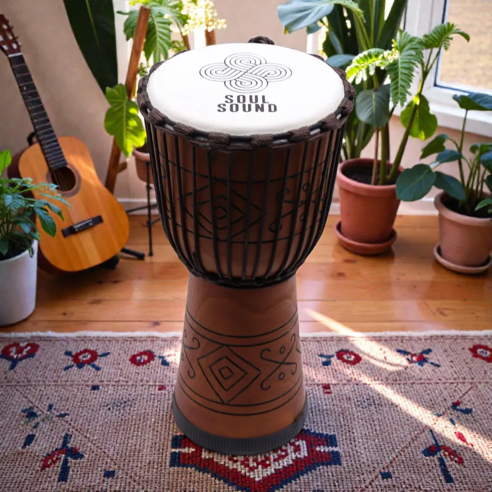 Nagy Pro Djembe Dob – Soul Sound (mély) – 50 cm (22 cm átm.)