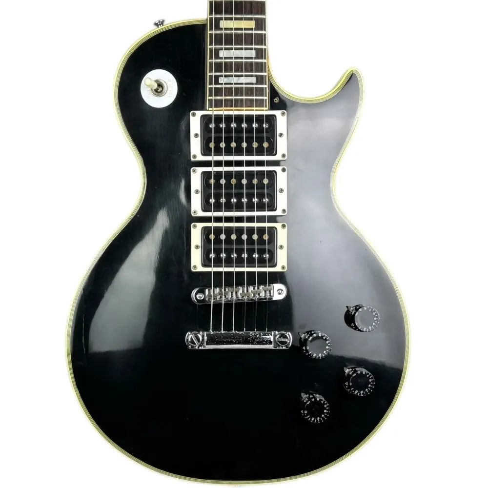 Greco EG-600 Les Paul Custom 1978 - Fekete - Vintage Japán
