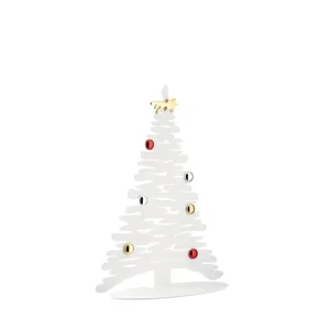 Bark Christmas Karácsonyfa porcelán mágnesekkel Fehér 45 cm