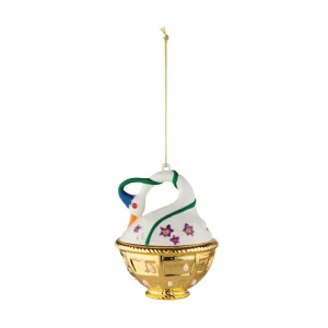 Cigno di Primavera Tavaszi hattyú Otthoni dísz porcelánból