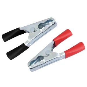 Fogók "crocodile clips" 100A, 2 db