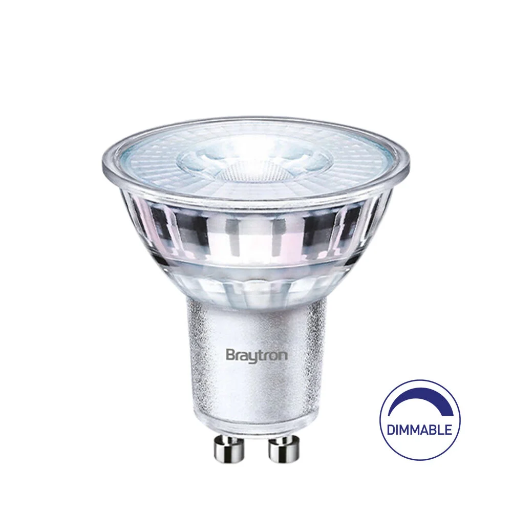 Braytron Led izzó GU10 5.5W 3000K Dimmerelhető 400Lm Prémium BA27-60650