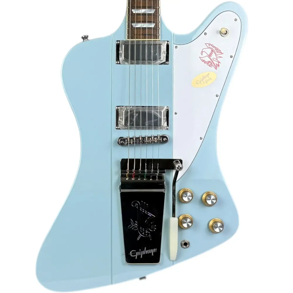 Epiphone 1963 Firebird V Vibrola Maestro 2024 - Deres kék