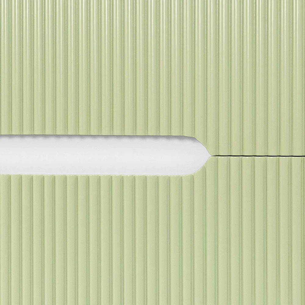 Trent Fürdőszobabútor 120 cm kerámia mosdóval tükörrel 60x120 cm fehér-pisztáciazöld