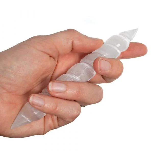 Selenit pálca hegye 14 cm