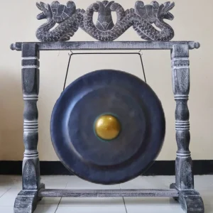 Gong fa állvánnyal 80cm fekete