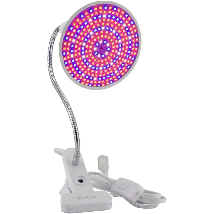 Vivimall beltéri növénynevelő lámpa, nem melegszik, 290 led, 2 szín, csipeszes rögzítés, 46x11.5x9.2 cm