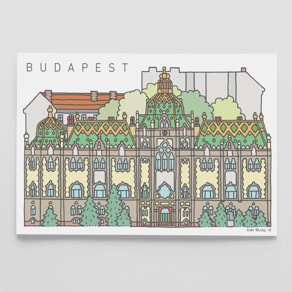 Iparművészeti Múzeum képeslap