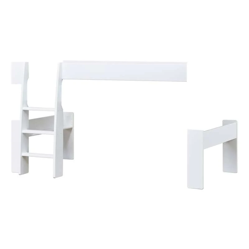 Hoppekids TISZTA - Félemelt ágy Modul - 90x200 cm - Fehér