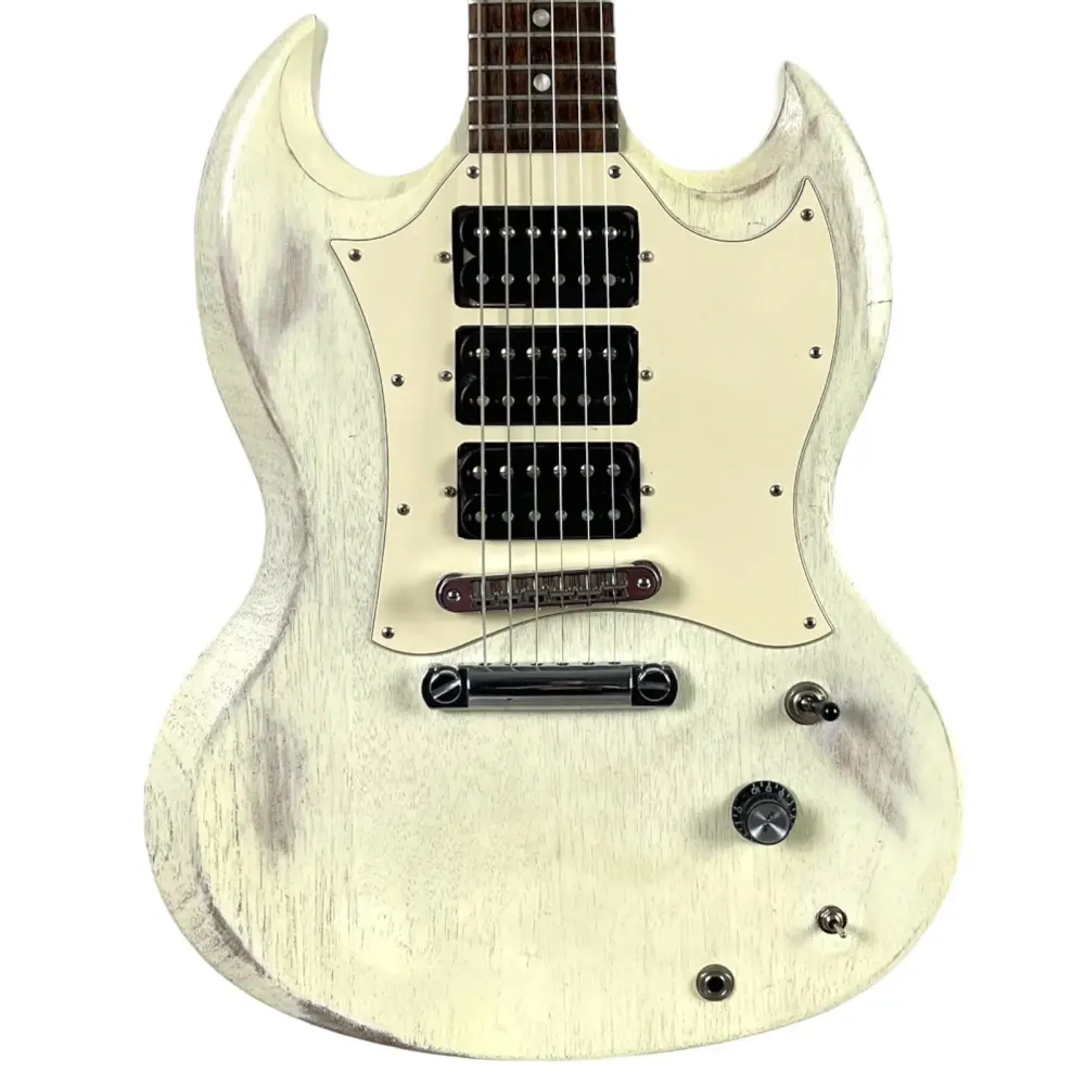 Gibson SG Special 3 hangszedő 2007 - Kopott fehér